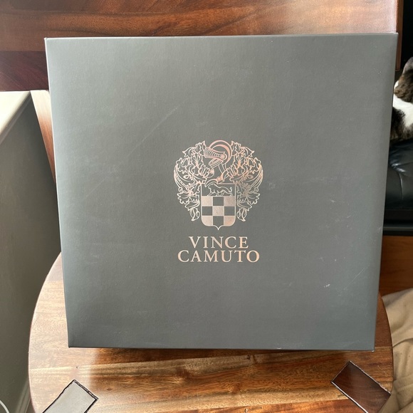 VINCE CAMUTO MILKY WHITE STUDDED MEENDEY PULL-ON BOOTS - Picture 12 of 16